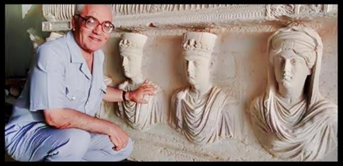 L’arqueòleg Khaled al-Assad, a Palmira.