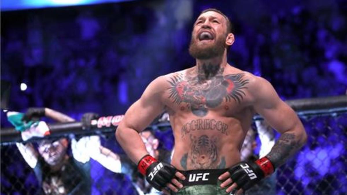 Conor McGregor durante una de sus peleas