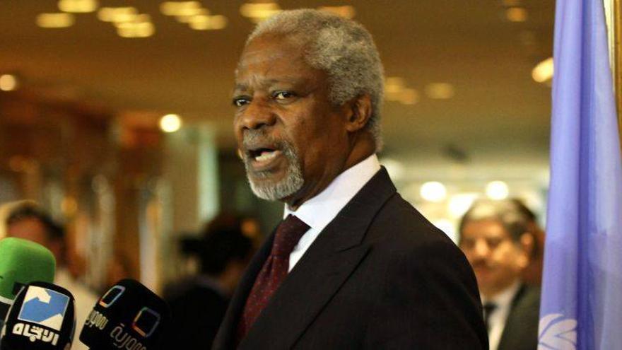 Annan pide a Siria que demuestre su intención de resolver pacíficamente la crisis