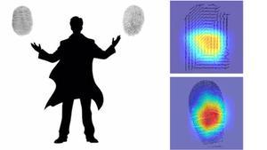 Reconstrucción con IA de la comparativa de huellas digitales parecidas