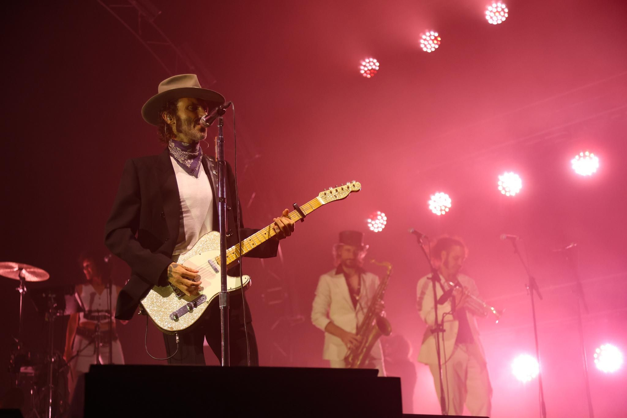 Leiva en el Muelle de Batería de A Coruña