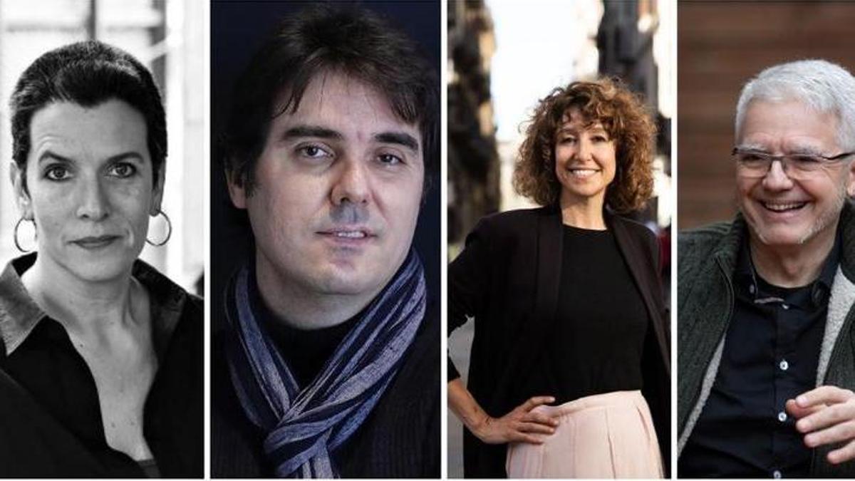 Carlota Gurt, Melcior Comes, Agnès Marquès i Màrius Serra.