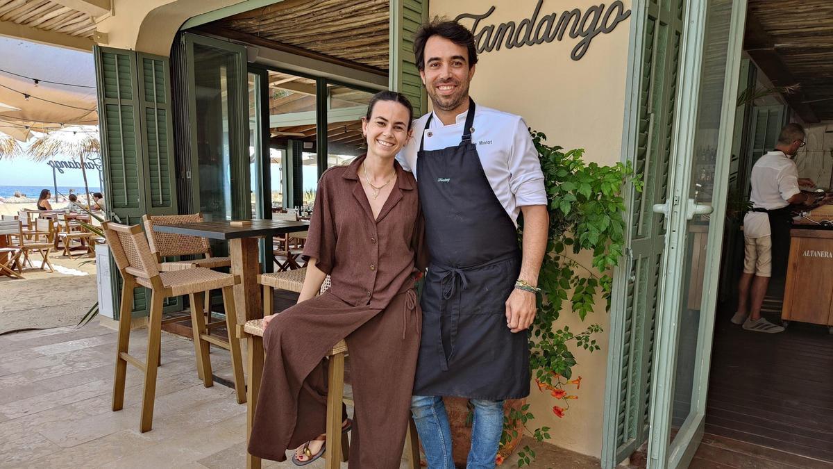 Ana Tejedo y Vicente Monfort, responasbles de Fandango Formentera.