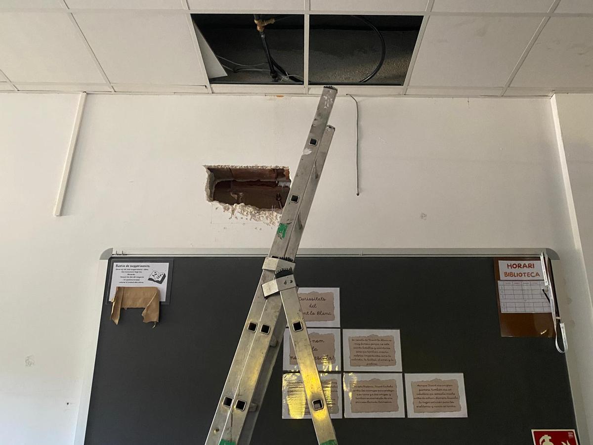 Vista de una de las clases