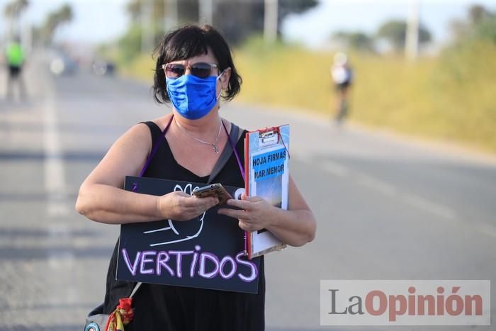 Protesta contra el estado del Mar Menor