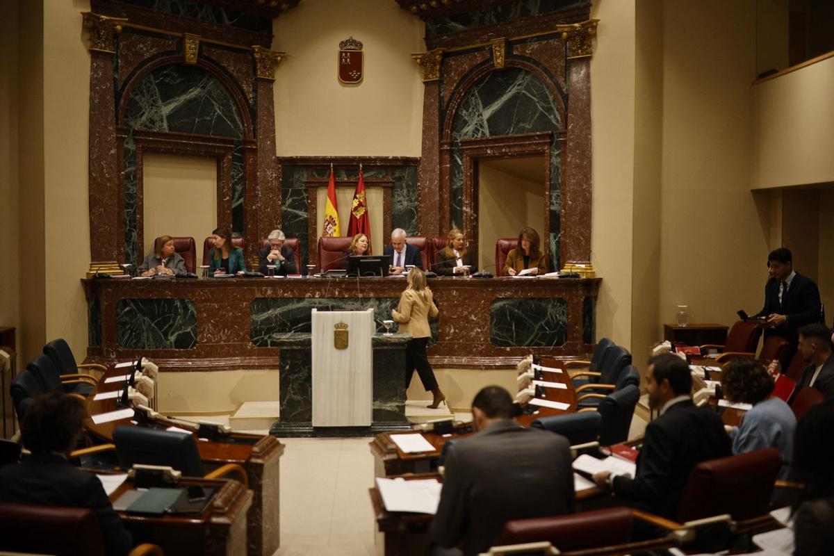 Pleno de la Asamblea Regional, este miércoles