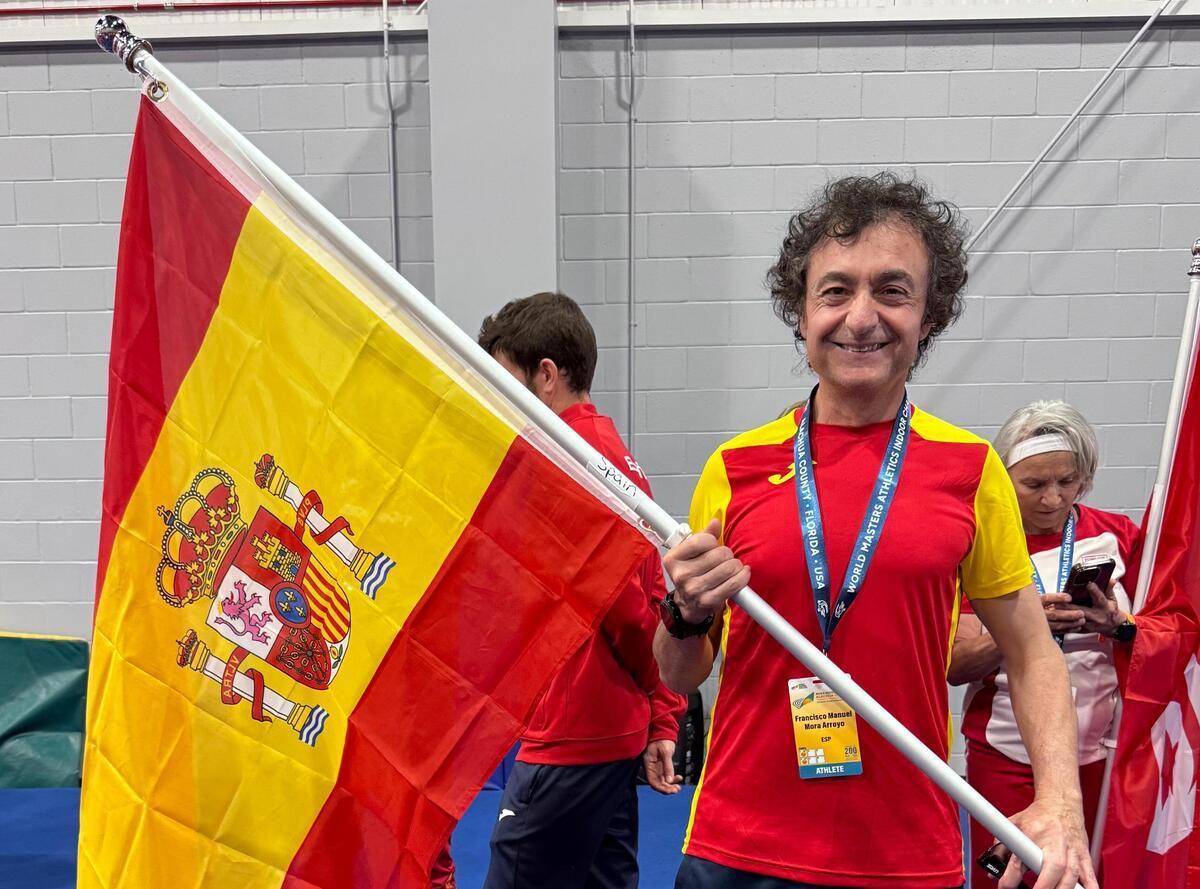Manuel Mora, un atleta que ha sido varias veces campeón del mundo