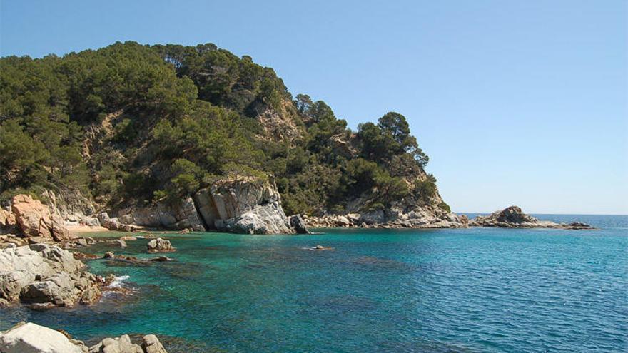 La cala llevadó de Tossa.