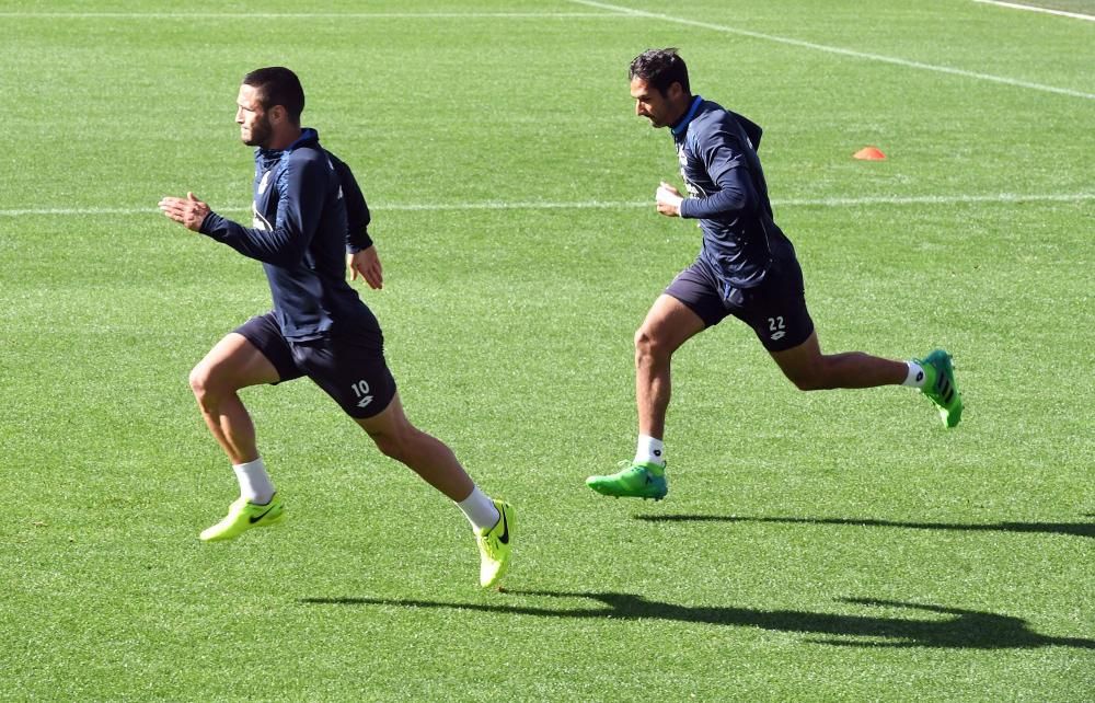 El Dépor prepara en Riazor el duelo de Anoeta