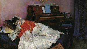 La lectura (Aline Masson), de Raimundo de Madrazo y Garreta