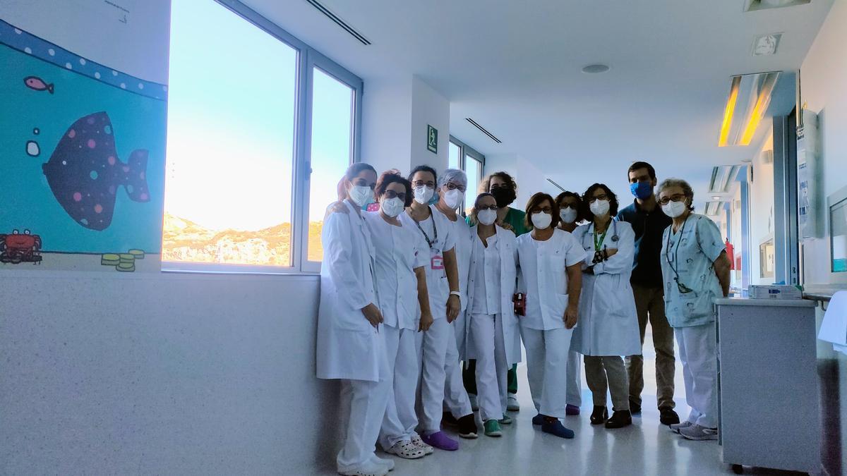 Equipo de Pediatría del Hospital Santa Lucía