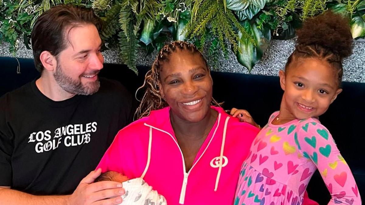 Alexis Ohanian, marido de Serena Williams, anunció en sus redes sociales la llegada de la pequeña Adira