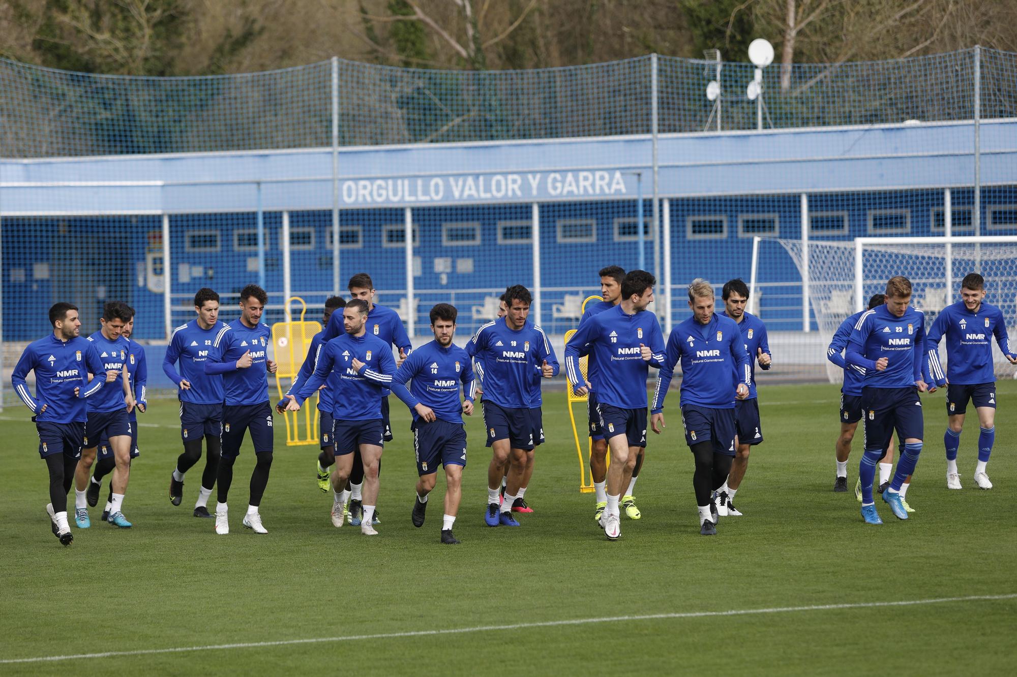 El entrenamiento del Oviedo