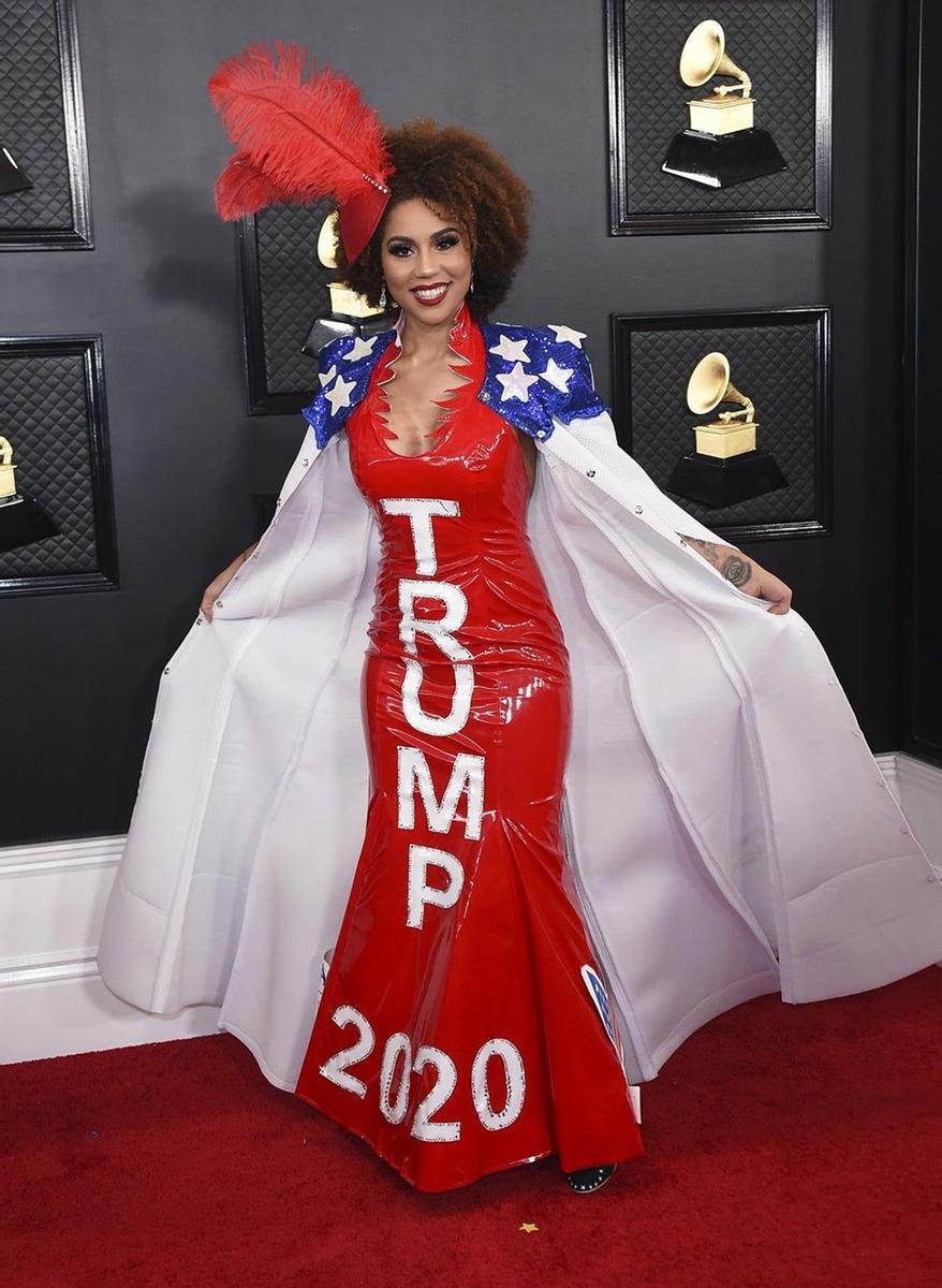 Joy Villa en la alfombra roja de los 'Grammy 2020' parte II