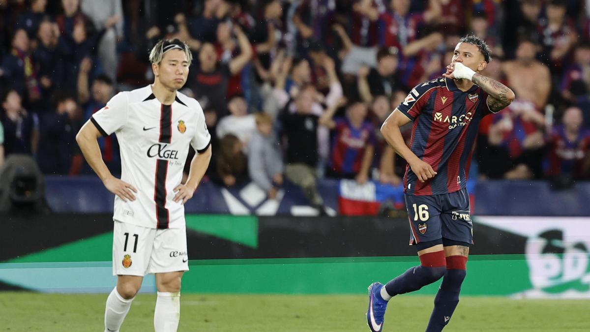 El Mallorca se hunde, el Getafe se complica Europa y el Valencia sueña