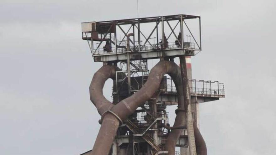 Horno alto de Arcelor-Mittal en Veriña.
