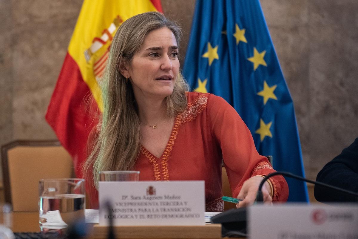 La ministra Aagesen dio el pasado martes en el Senado nuevos detalles sobre su proyecto para la bahía de Portmán