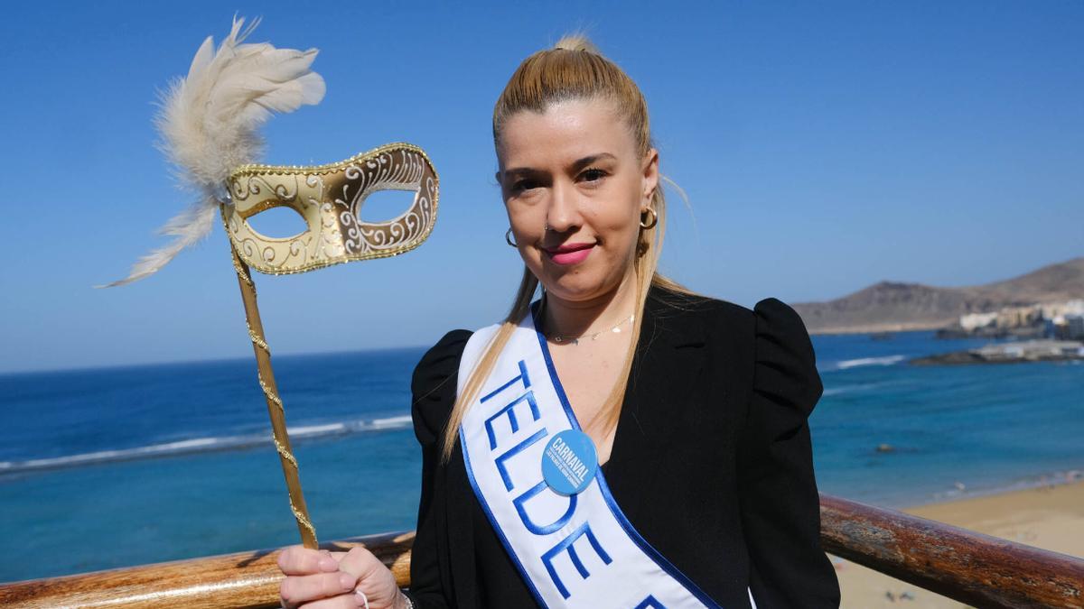 Yasmina Díaz, candidata a reina del Carnaval de Las Palmas de Gran Canaria 2024