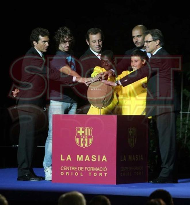 El Barça presentó su nueva Masia