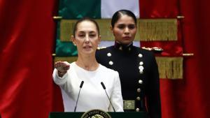 La presidenta de México, Claudia Sheinbaum, toma posesión del cargo