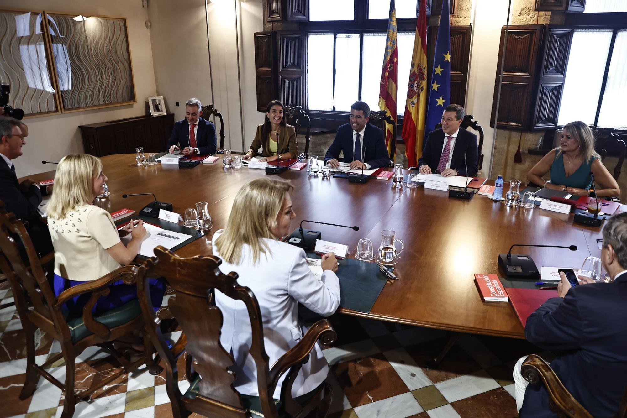 Comparecencia de Carlos Mazón desde el Palau de la Generalitat