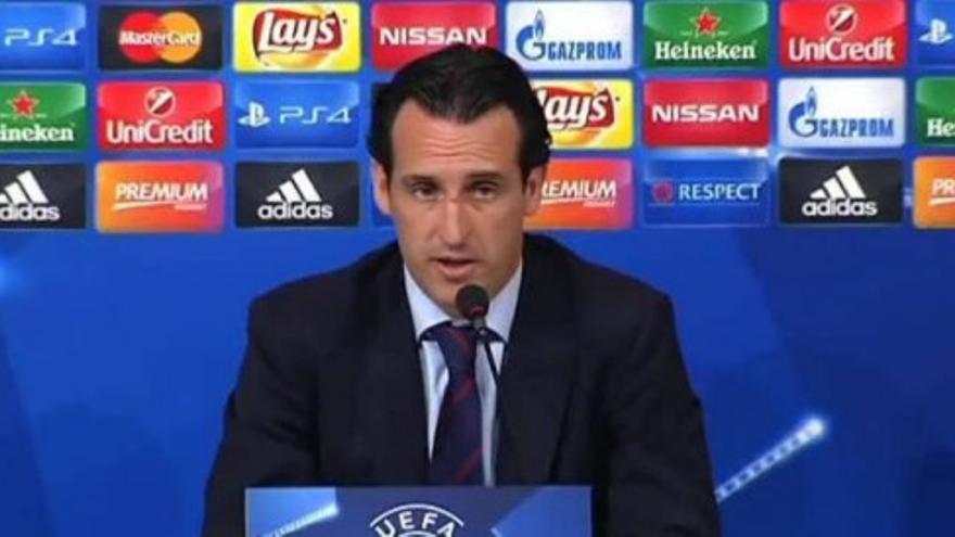 Emery: “El bagaje ofensivo del equipo ha estado por debajo de lo necesario”