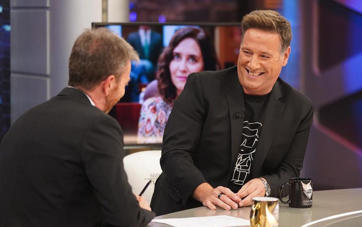 Carlos Latre en 'El Hormiguero', sustituyendo a Miguel Bosé.