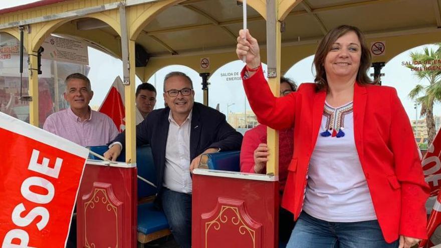 El tren socialista en Santa Eulària.