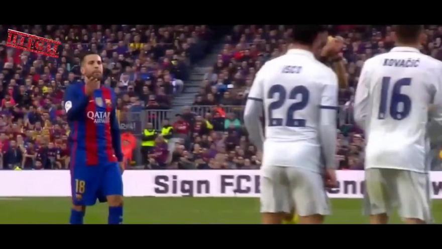 Jordi Alba insulta a Kovacic