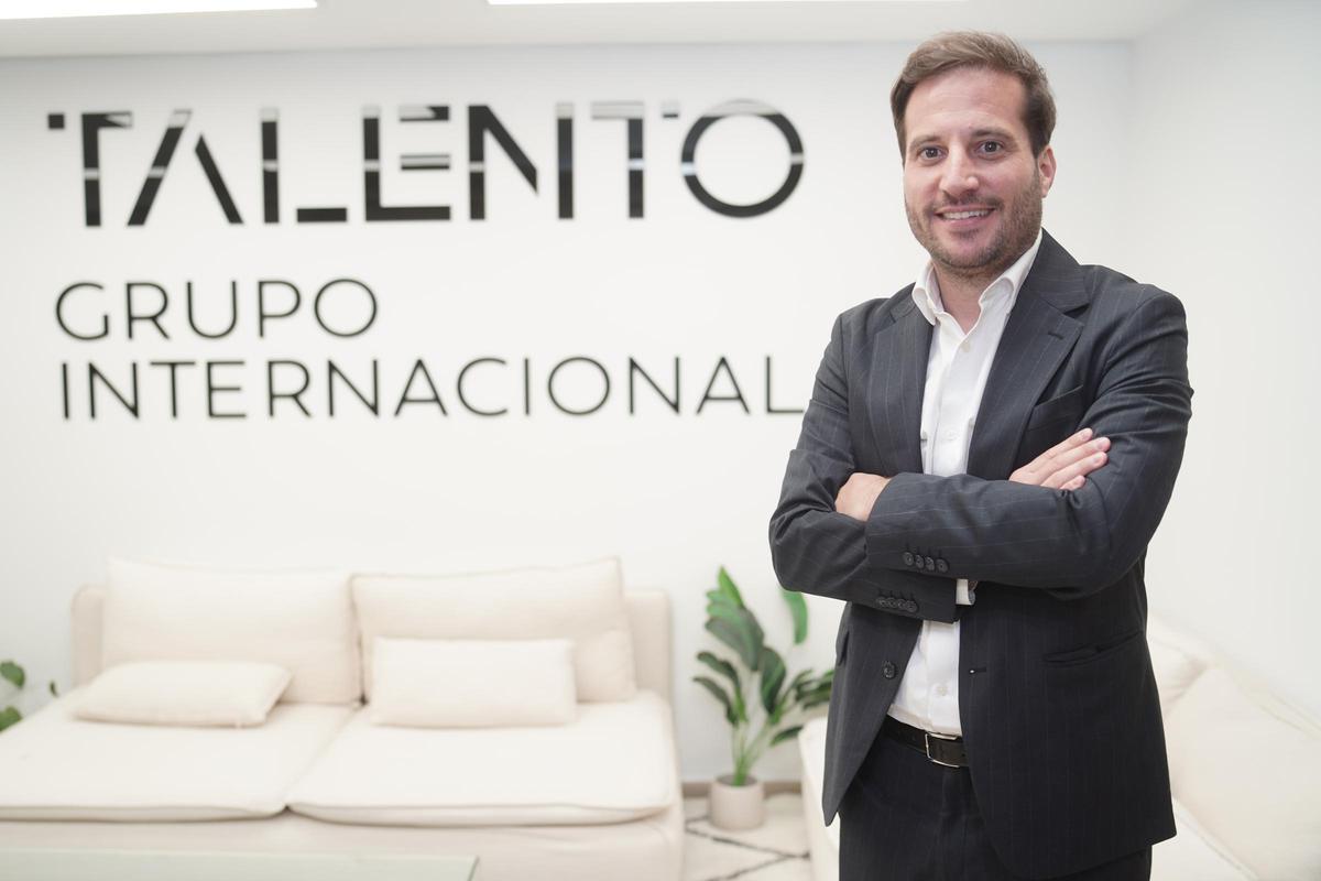 Diego Carbajosa, en la sede de Talento en A Coruña.