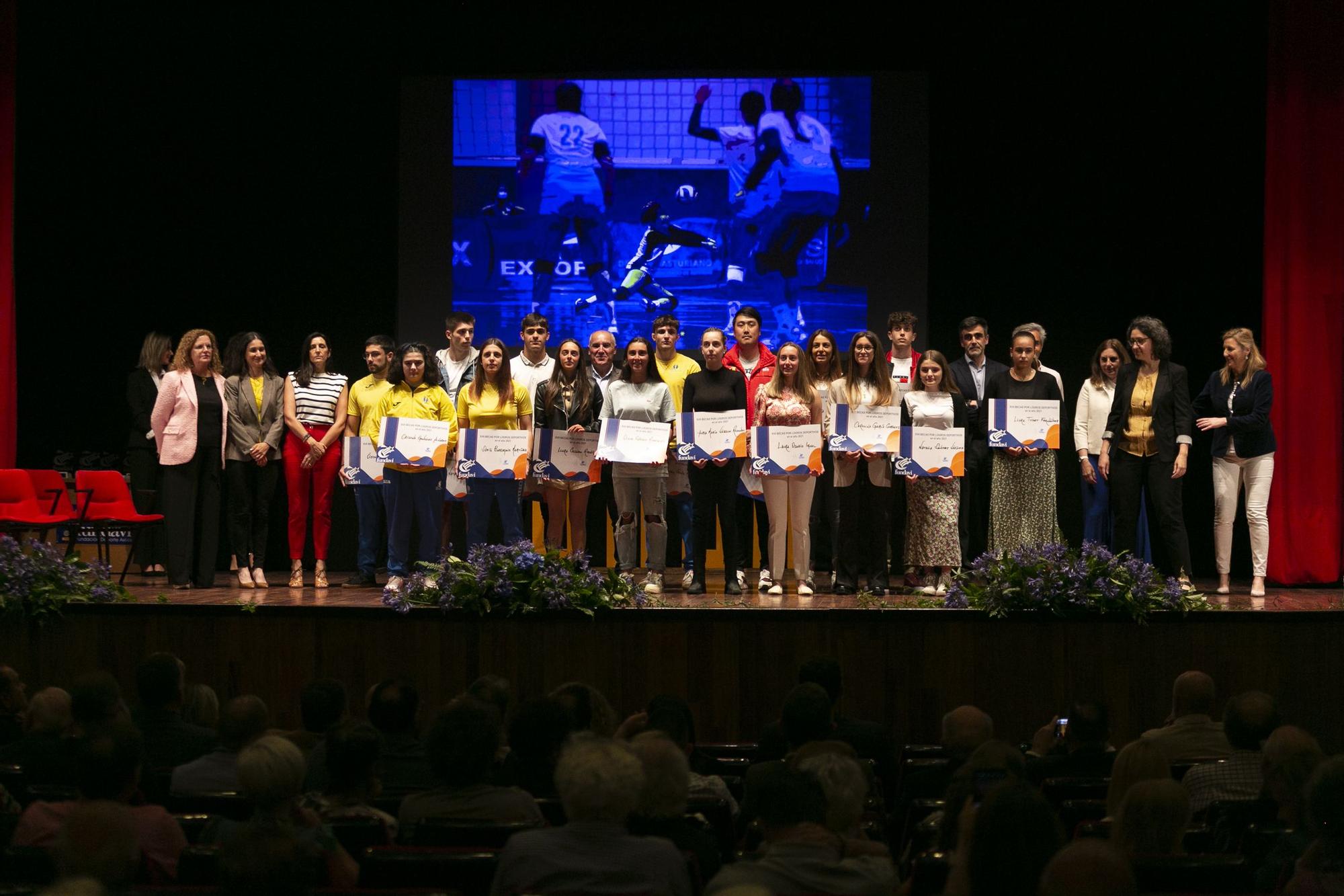 Así la I Gala Fundavi en Avilés: los premios a los deportistas del año