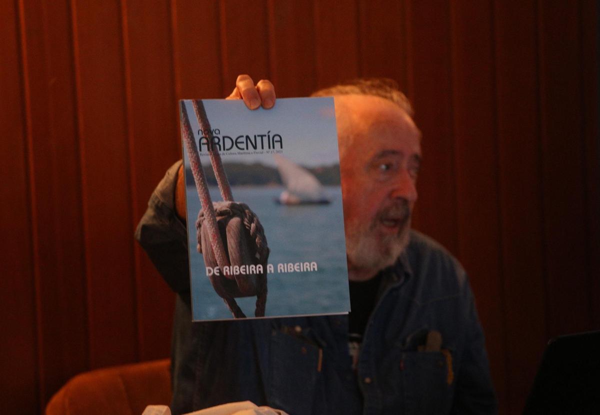 Manuel Lara Coiba, na súa intervención no encontro de Lira.