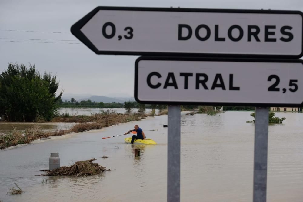 Las imágenes de las inundaciones en Almoradí y Dolores