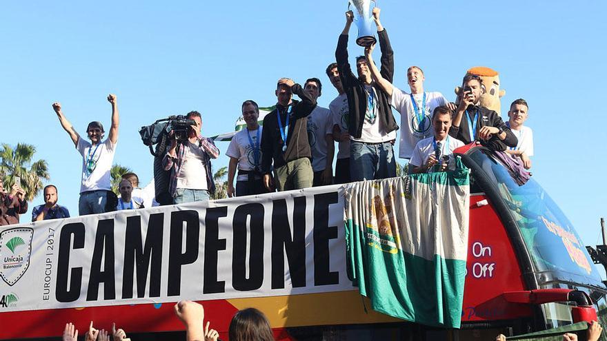 El Unicaja ganó la Eurocup el primer año que participó en esta segunda competición del baloncesto continental.