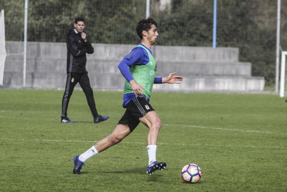 Entrenamiento del Real Oviedo en El Requexón