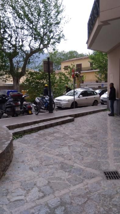 El temporal de viento provoca numerosos inciedentes en Sóller