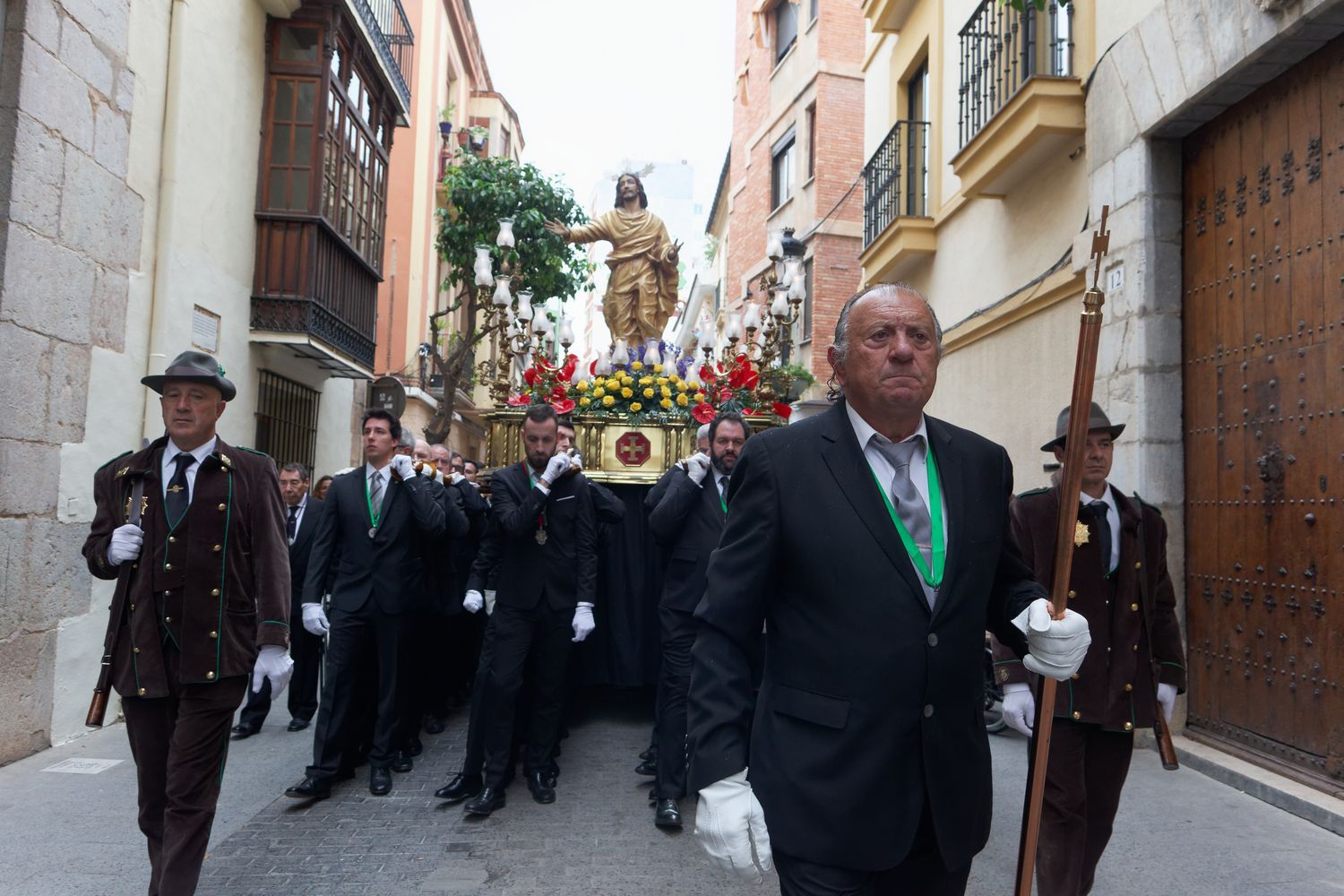 Las imágenes de la procesión del Encuentro en el centro de Castelló