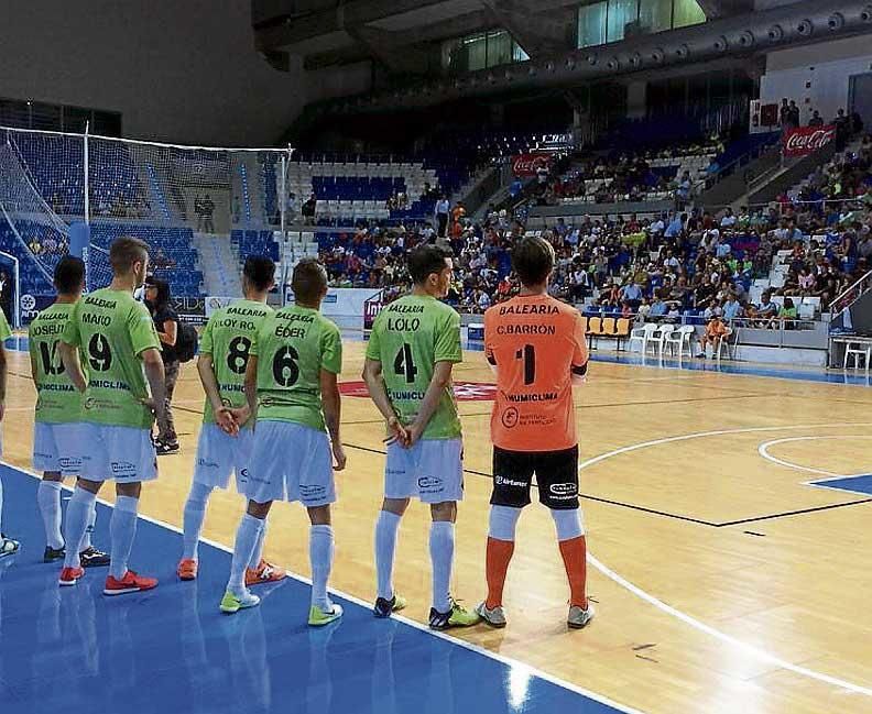 Presentación y victoria del Palma Futsal