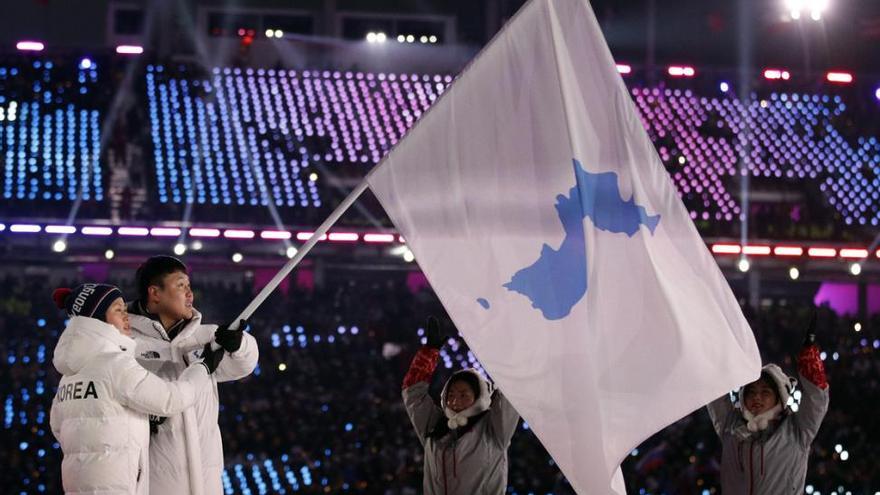 El desfile de las dos Coreas juntas marca la inauguración de los JJOO