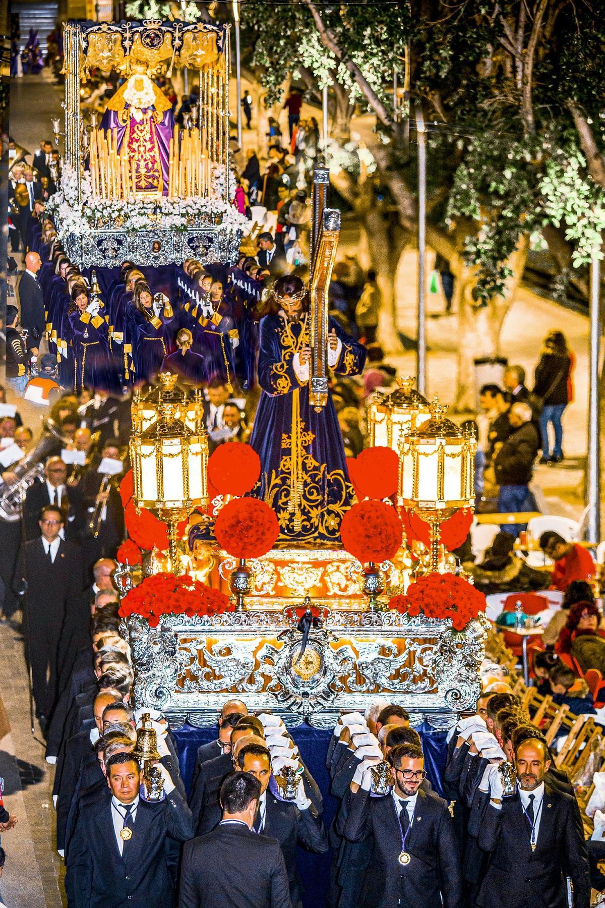 Ntro. Padre Jesús y María Stma. de la Amargura, cuya cofradía ha estrenado casa de hermandad este año.