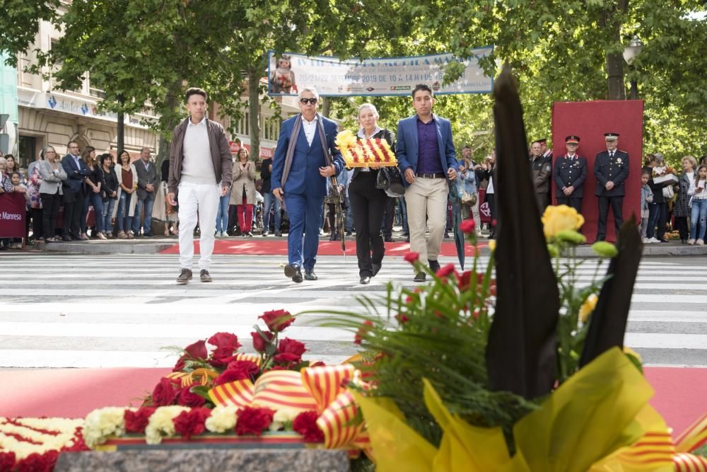 Celebració institucional de la Diada a Manresa