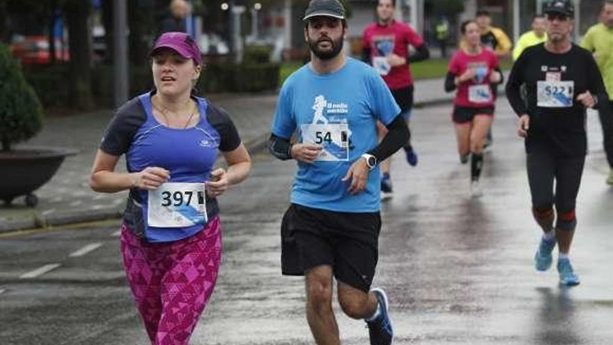 Participantes en la última media maratón de Avilés.