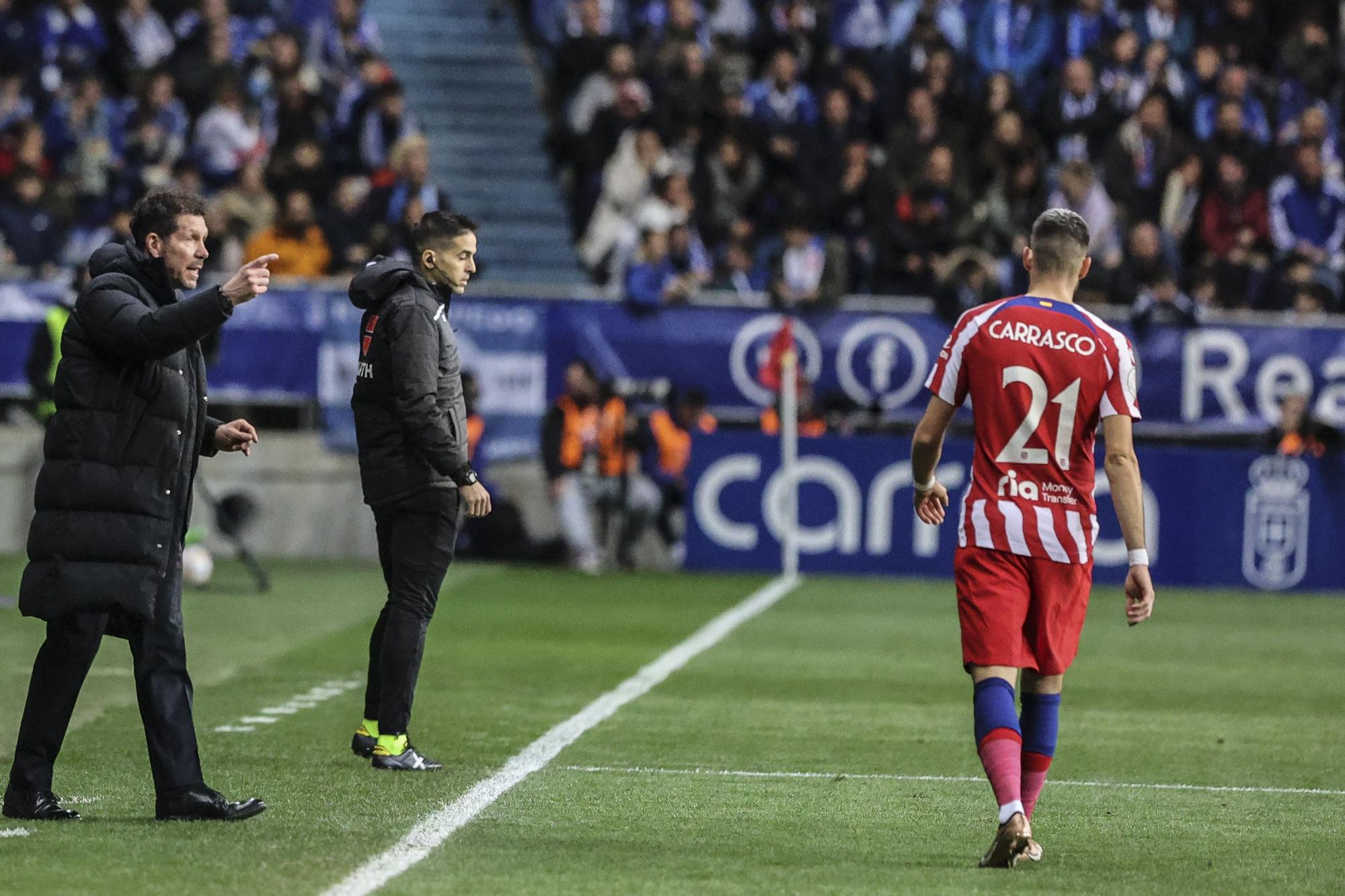 En imágenes: así fue el duelo copero entre el Real Oviedo y el Atlético de Madrid