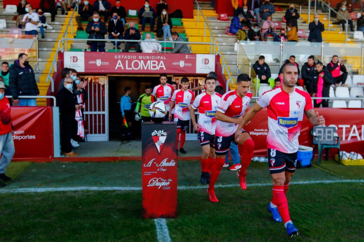 Las imágenes de la victoria del Arosa ante el Salamanca (1-0)