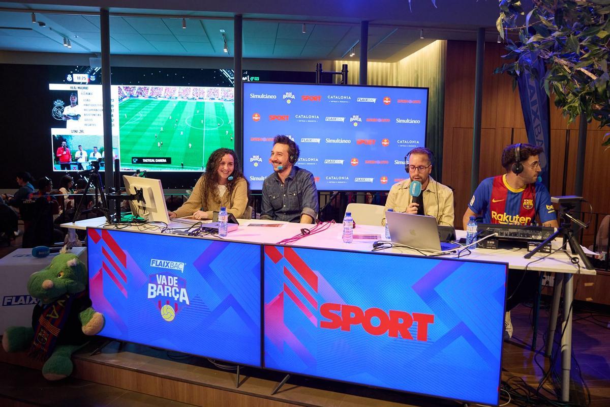 El Clásico con SPORT y el equipo de Va de Barça de Ràdio Flaixbac desde el Hotel Catalonia, en imágenes