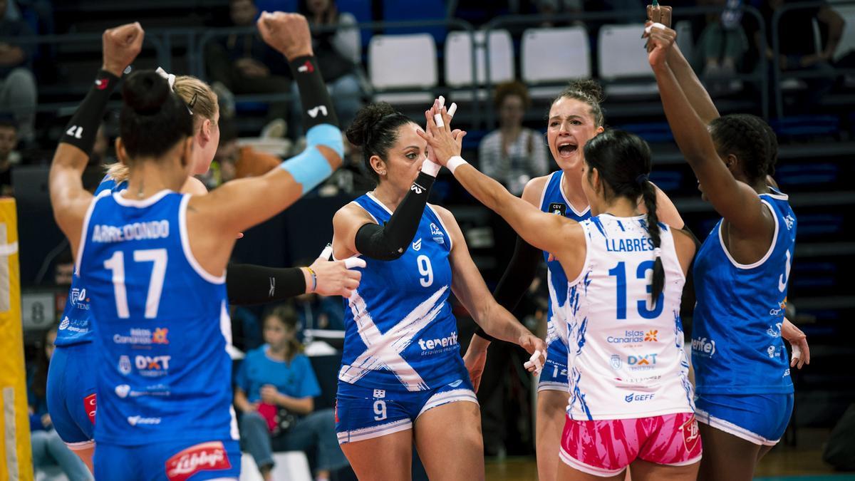 Las jugadoras del Tenerife Libby's esperan mostrar un gran nivel ante el Stuttgart.