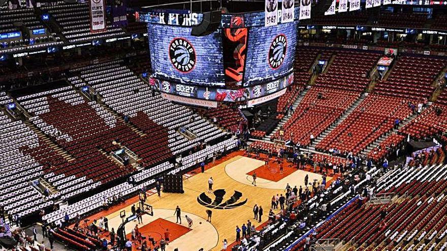 Los Raptors se mudan de Toronto