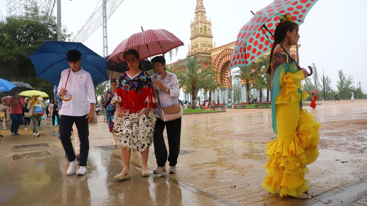 Los primeros días de Feria han estado marcados por la lluvia en Córdoba.