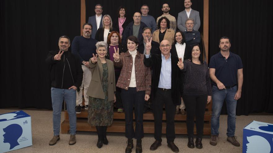 Presentación de la candidatura del BNG por A Coruña para las próximas elecciones del 18-F