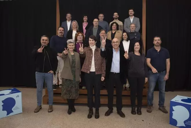 Presentación de la candidatura del BNG por A Coruña para las próximas elecciones del 18-F